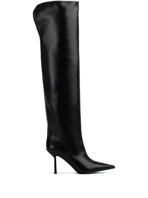 Le Silla Bella 120mm pointed-toe leather boots Women