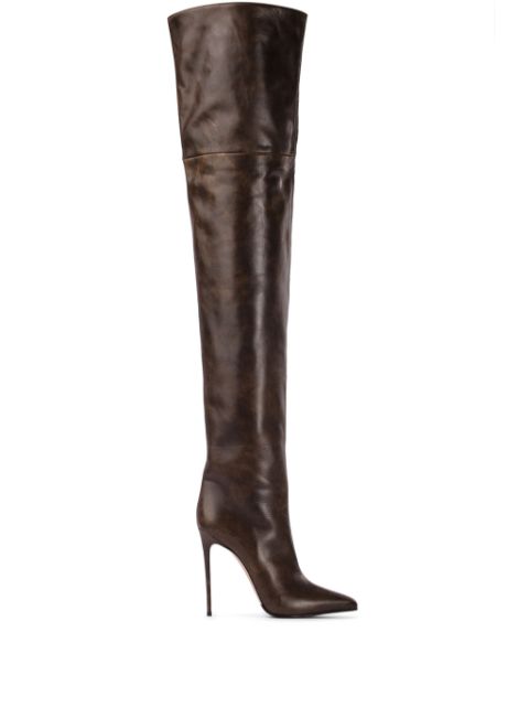 Le Silla Eva 120mm thigh-high leather boots Women