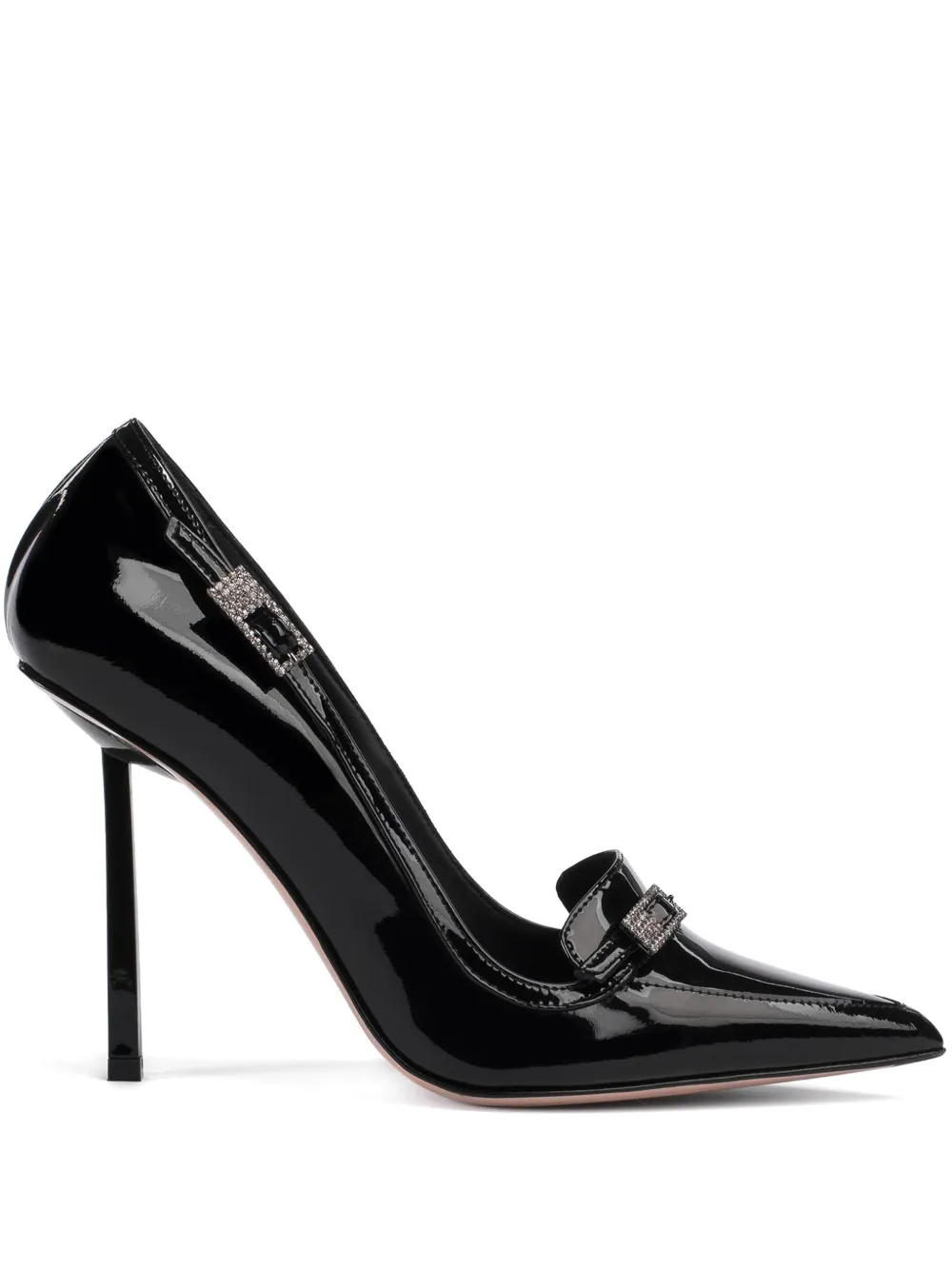 Le Silla Morgana patent-leather pumps Black