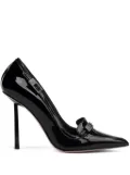 Le Silla Morgana patent-leather pumps - Black