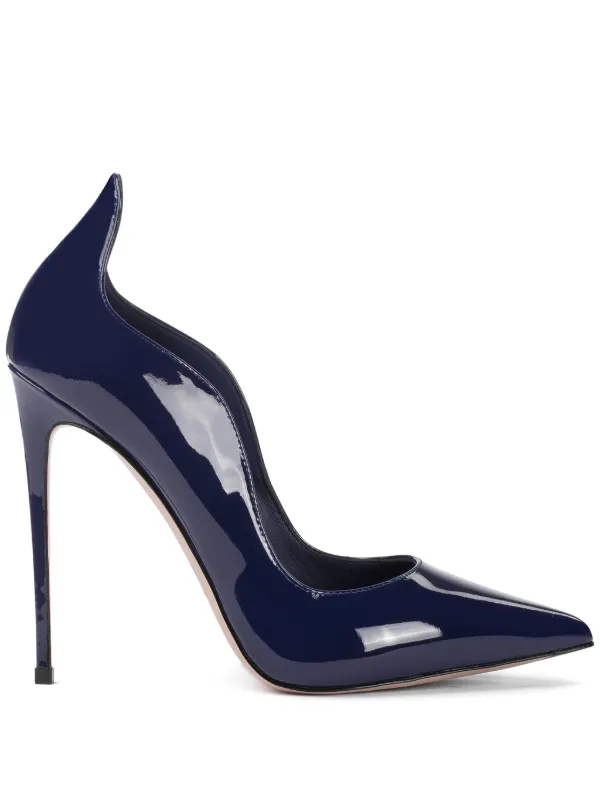Le Silla Ivy 120mm patent-leather Pumps Blue FARFETCH NZ