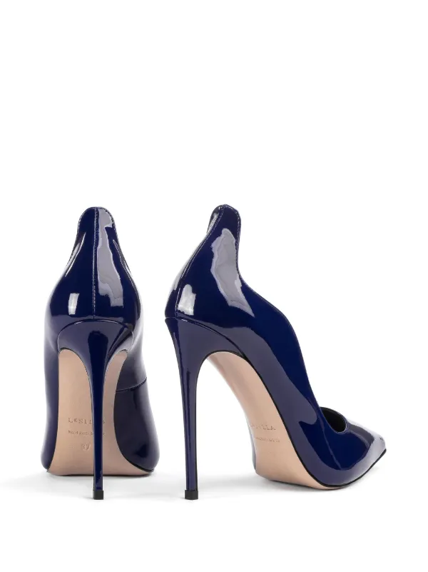 Le Silla Ivy 120mm patent-leather Pumps Blue FARFETCH MY