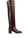 Le Silla Danielle over-the-knee leather boots - Red