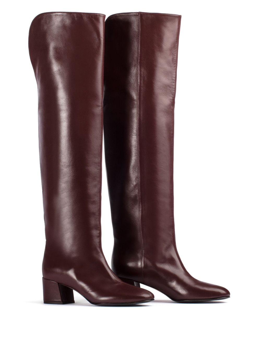 Le Silla Danielle over-the-knee leather boots Red