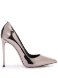 Le Silla 120mm Eva metallic-effect pumps - Silver