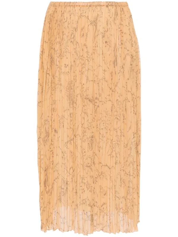 スカート FABIANA FILIPPI Woman Skirt Yellow GND265F431D833 780 Yellow Silk skirt Fabiana Filippi - Vitkac GB