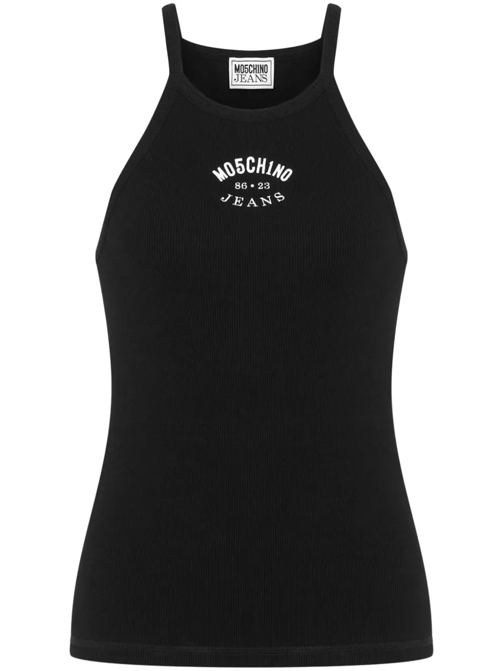 cotton blend logo tank top