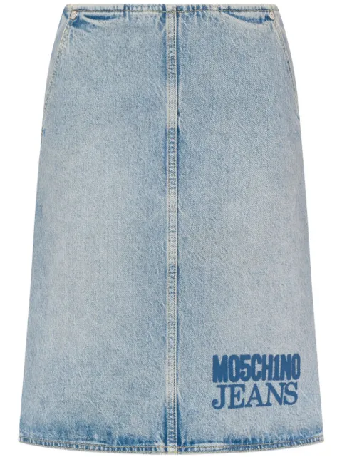 MOSCHINO JEANS cotton pencil skirt