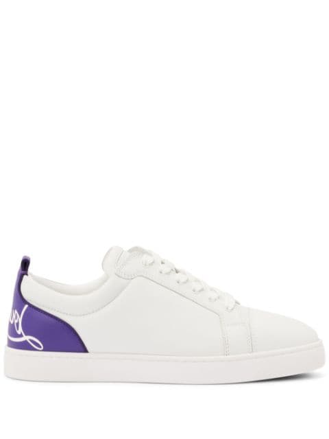 Christian Louboutin Fun Louis Junior leather sneakers