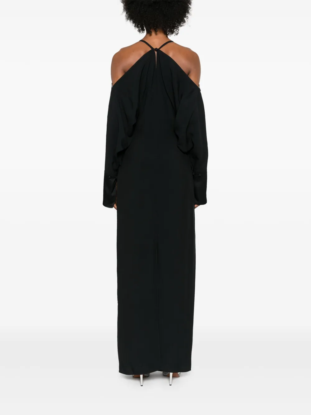 Shop Taller Marmo Volturno Maxi Dress In Black