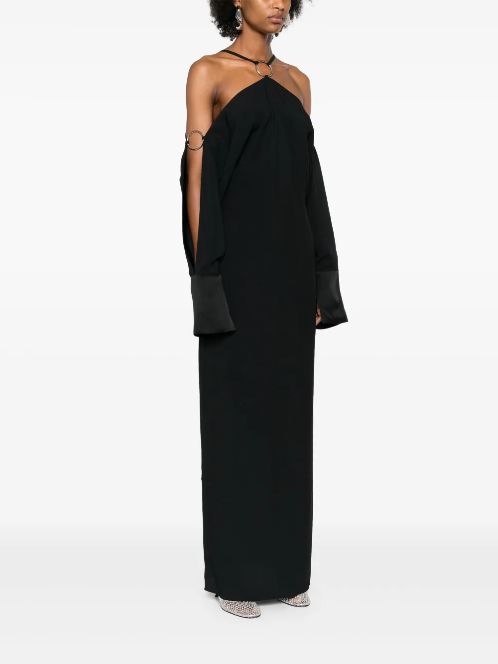 Shop Taller Marmo Volturno Maxi Dress In Black