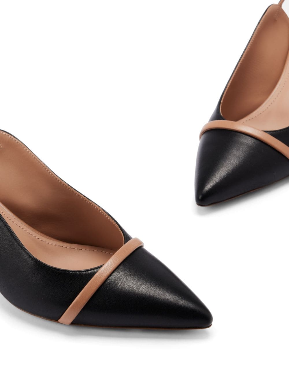 Malone Souliers 45 mm leren pumps Zwart