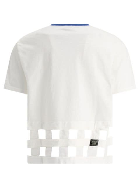 cut-out cotton T-shirt