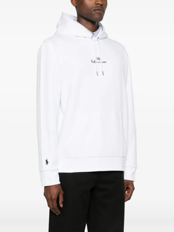 Polo Ralph Lauren logo-embroidered Hoodie | White | FARFETCH
