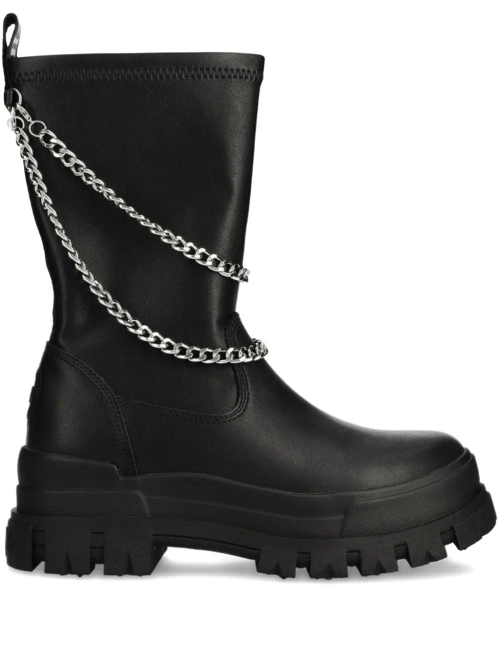 Buffalo chain lug-sole boots | Black | Image 1