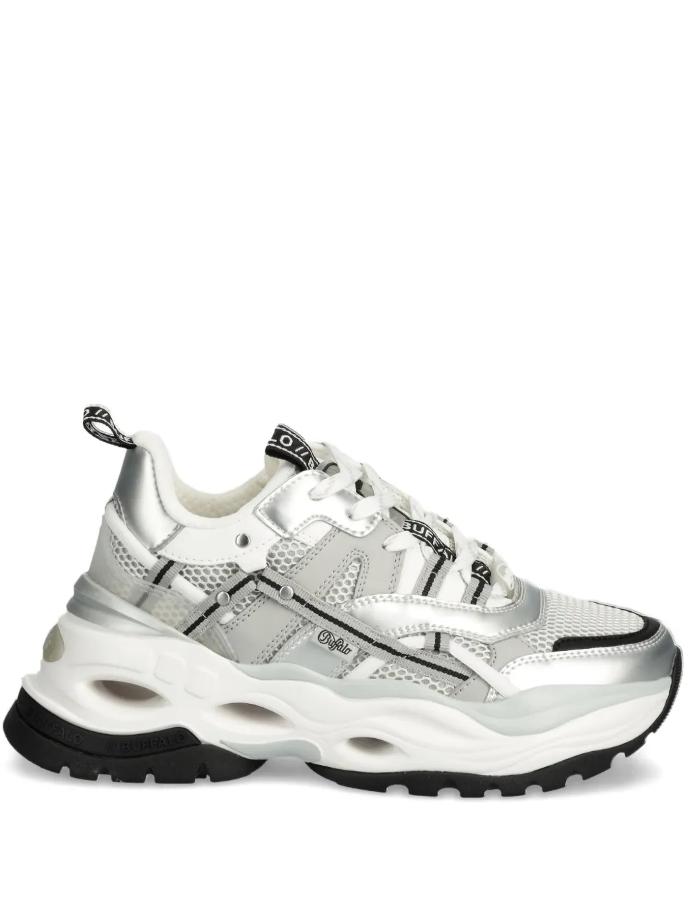 Buffalo mesh-panelled sneakers | Grey | Image 1
