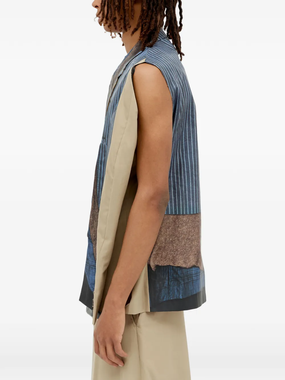 Comme des Garçons Homme Plus Mouwloos shirtjack Beige