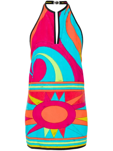 PUCCI vestido corto con estampado Iride