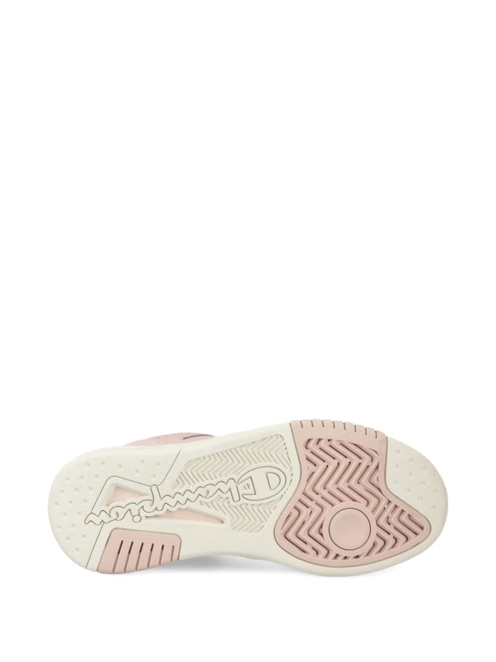 Champion Logo-detail Perforated Sneakers In Pink