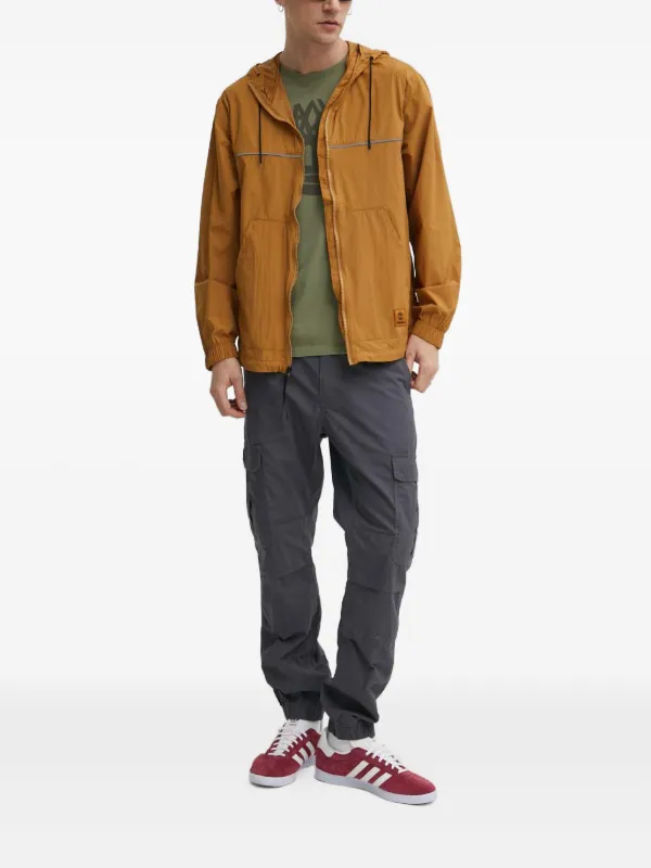 Timberland Hooded Zip Jacket | Brown | FARFETCH