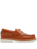 Coach Benson panelled boat shoes - Brown