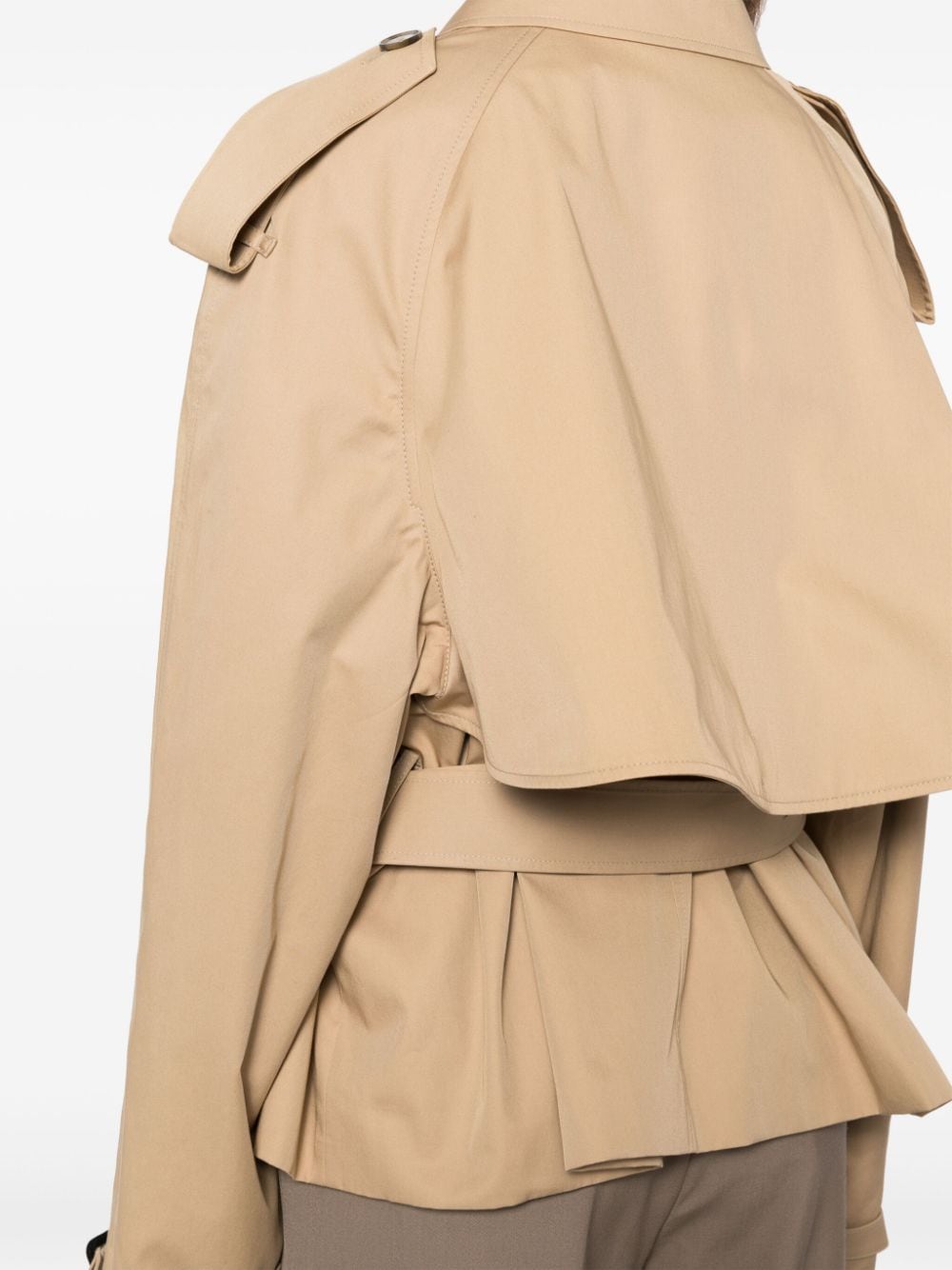 Shop Stella Mccartney Button-up Military Jacket In Brown