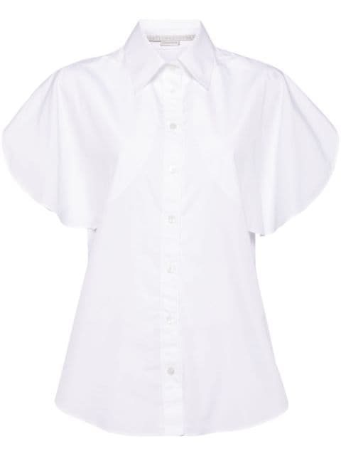 Stella McCartney flared short sleeves shirt