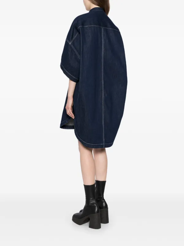 Stella McCartney S-wave Denim Dress | Blue | FARFETCH JO