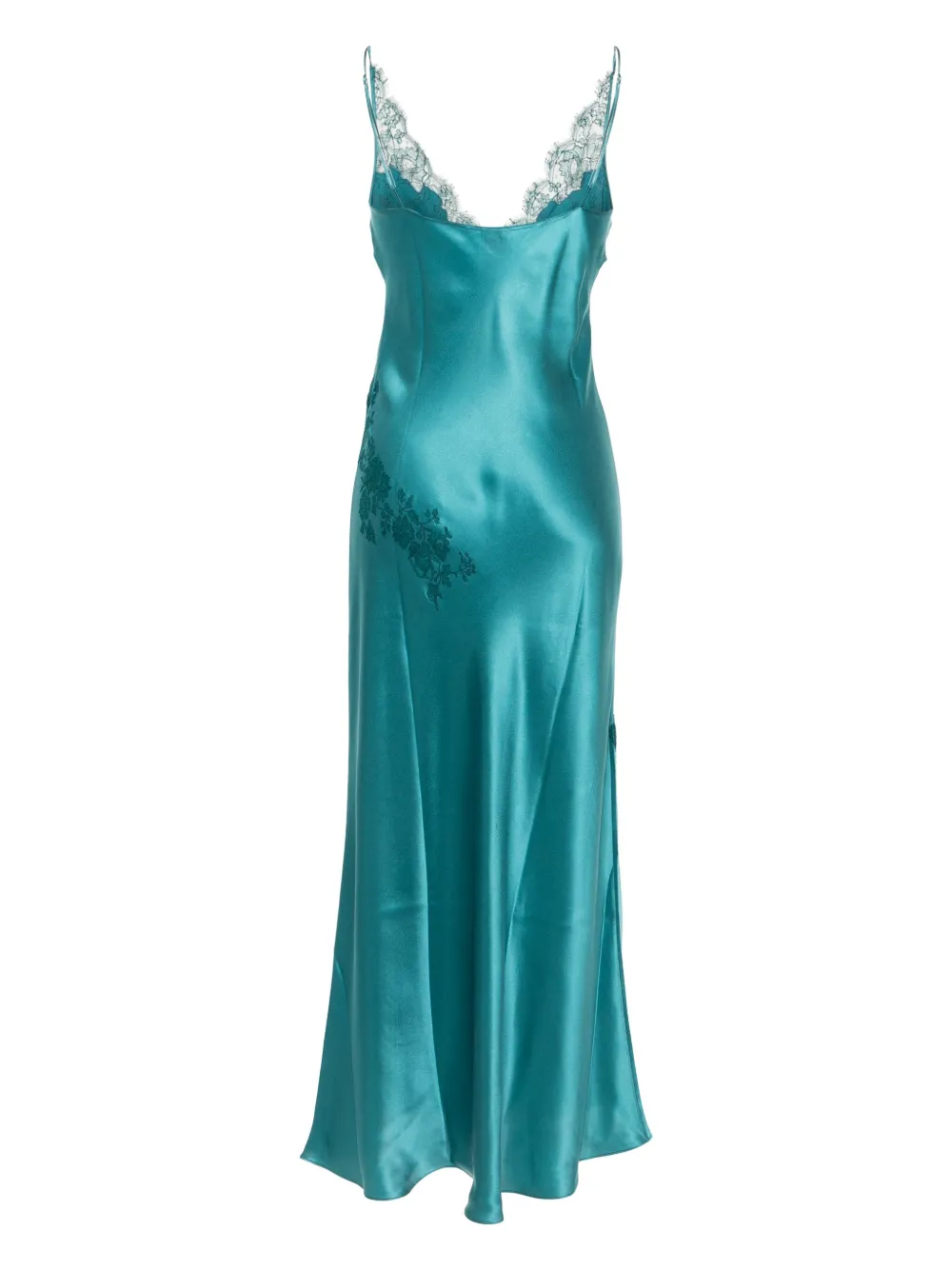 Carine Gilson lace-trim silk nightdress | Nightdresses | Image 2