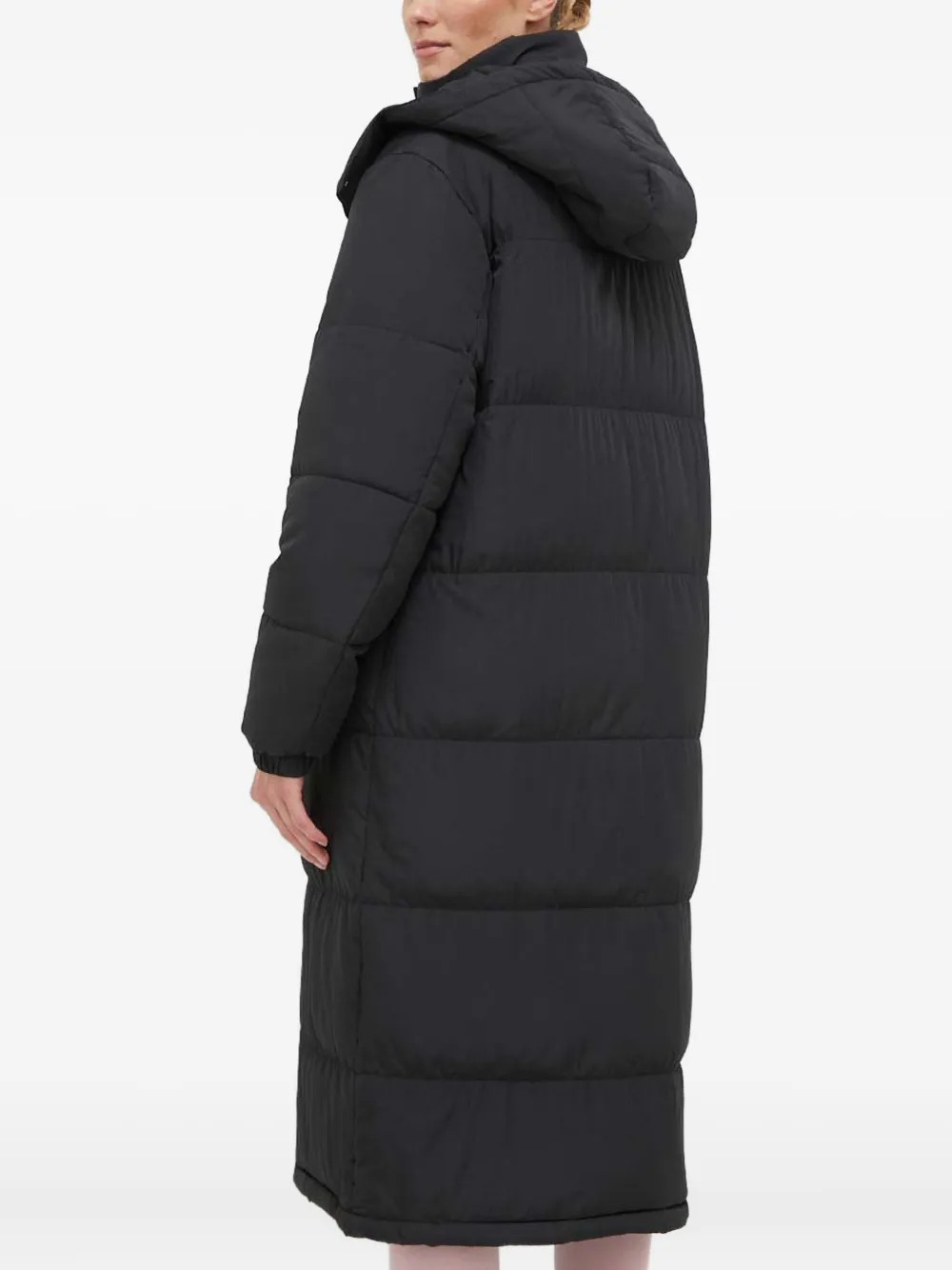 Fila Braunfels Hooded Puffer Coat In Black