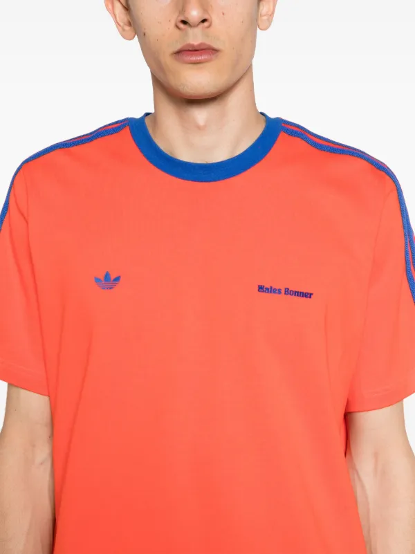 Adidas x Wales Bonner Organic Cotton T-shirt | Orange | FARFETCH