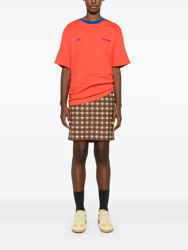 Adidas x Wales Bonner Organic Cotton T-shirt | Orange | FARFETCH