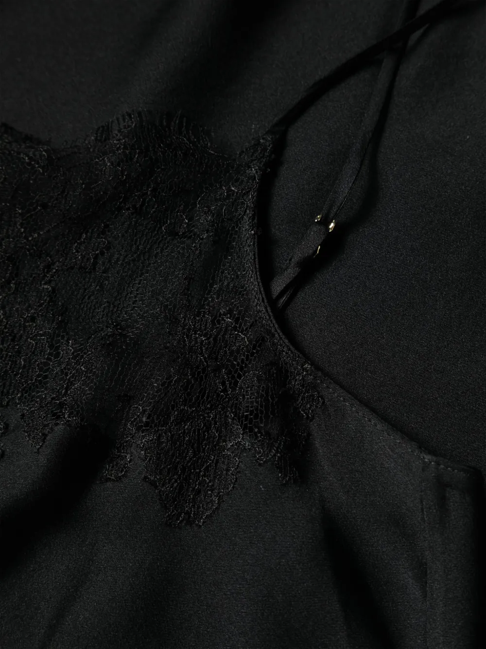 Carine Gilson Mini-jurk met kant Zwart