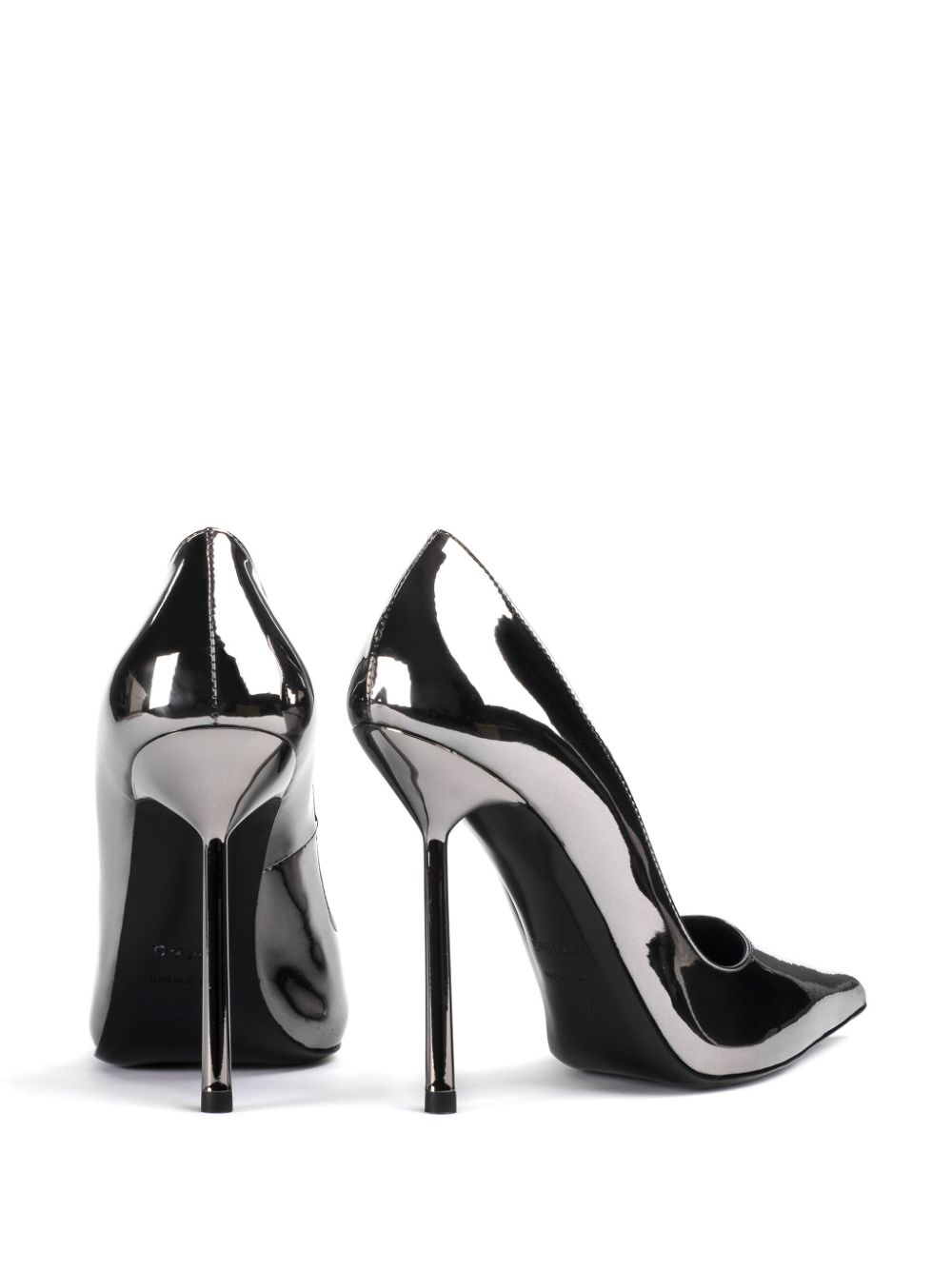 Le Silla Bella leren pumps Zilver