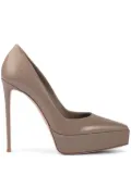 Le Silla Uma 140mm leather pumps - Neutrals