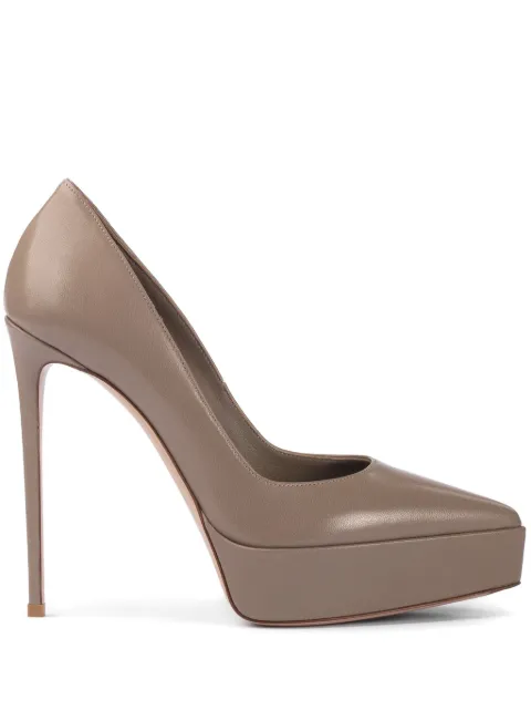 Le Silla Uma 140mm leather pumps