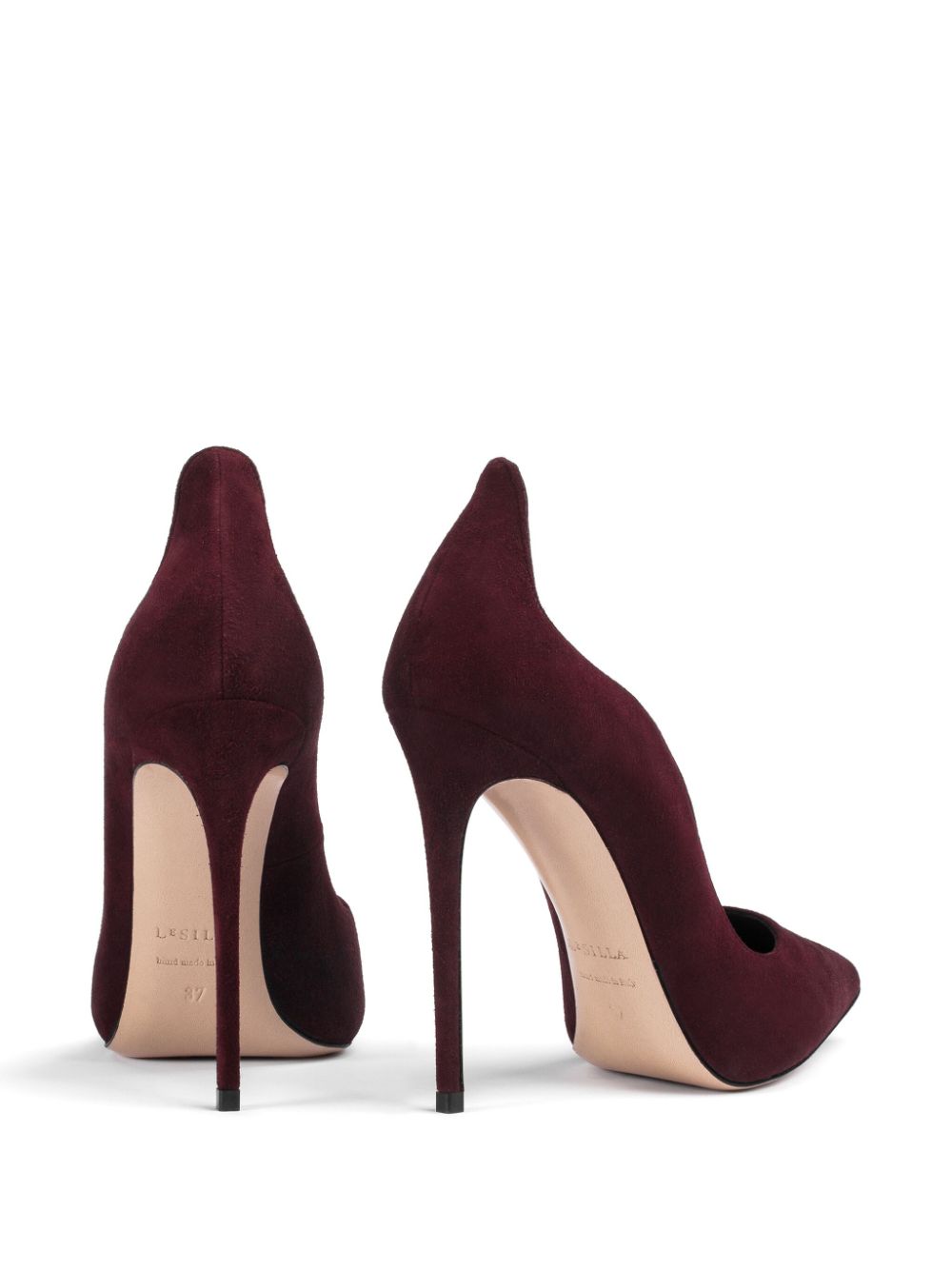 Shop Le Silla Ivy 120mm Suede Pumps In Red