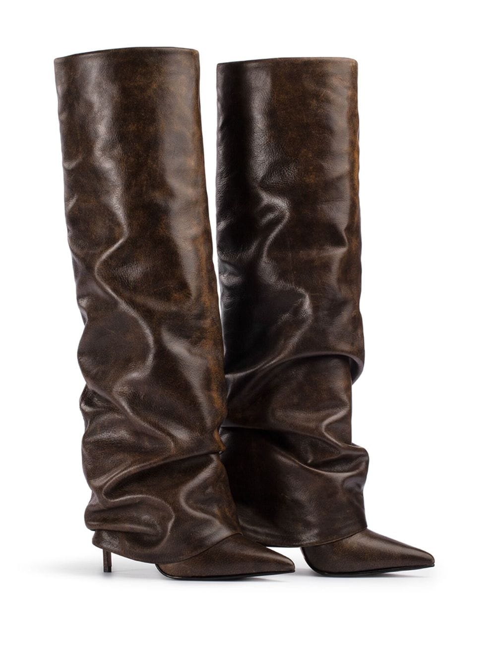 Shop Le Silla 120mm Andy Boots In Brown