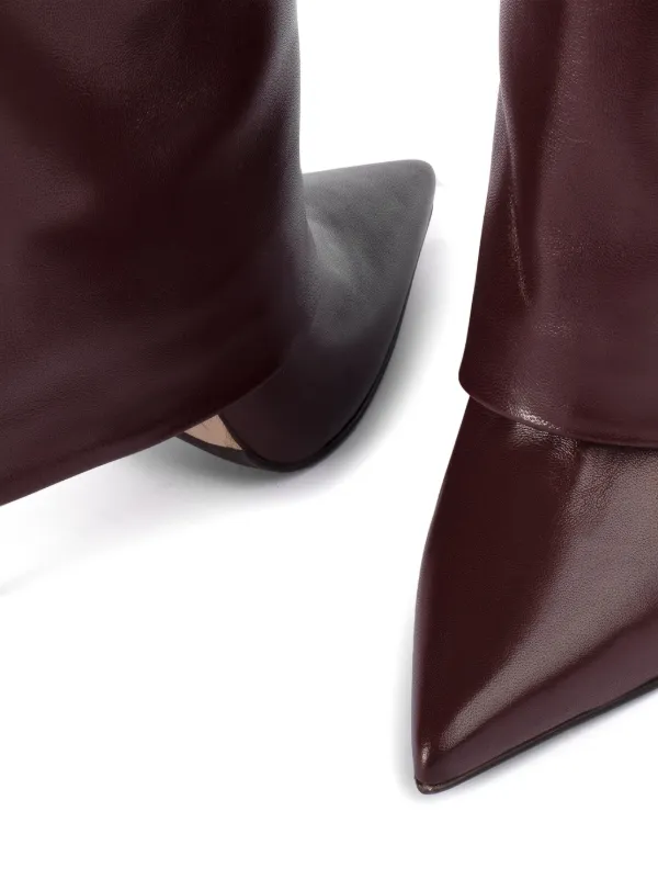 Le Silla Andy 120mm レザーブーツ | レッド | FARFETCH JP