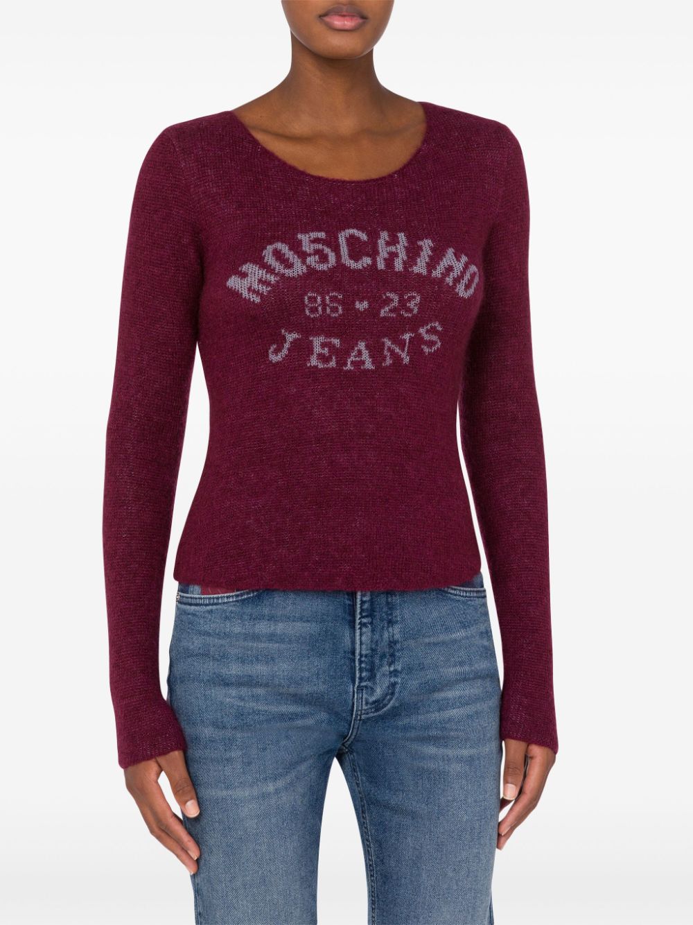 MOSCHINO JEANS Gebreide trui - Paars