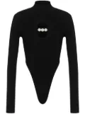 MOSCHINO JEANS high neck cut-out bodysuit - Black