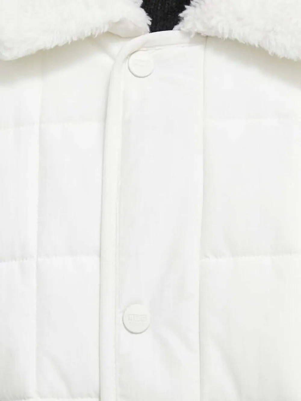 Vans faux-fur-collar puffer jacket Wit