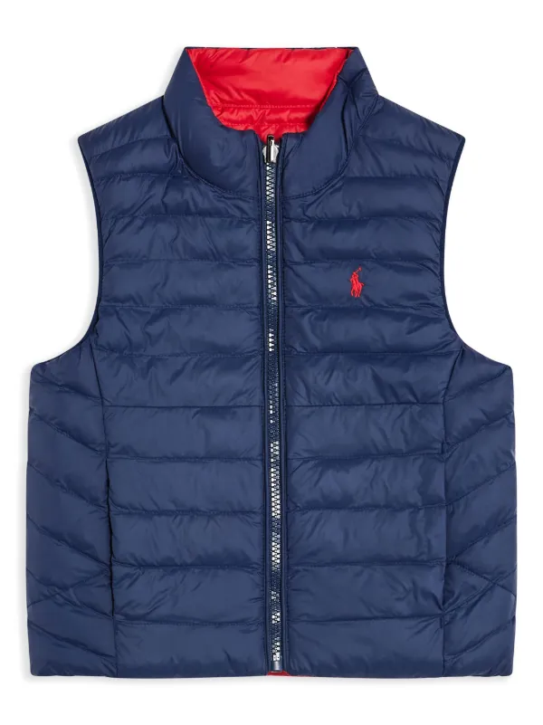 Ralph lauren gilet blue hotsell