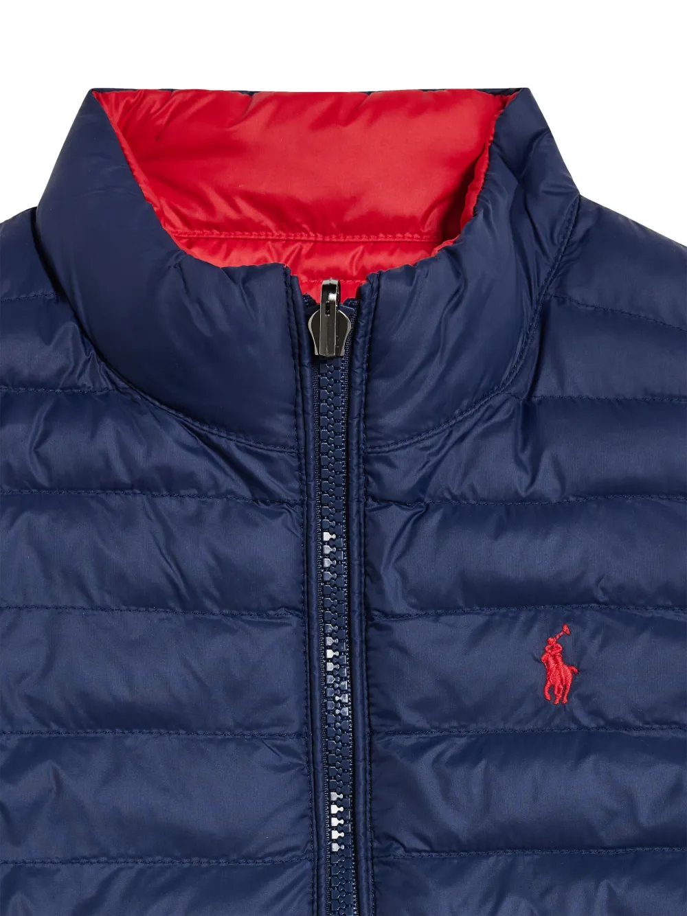POLO RALPH LAUREN KIDS Gilet met geborduurd logo Blauw