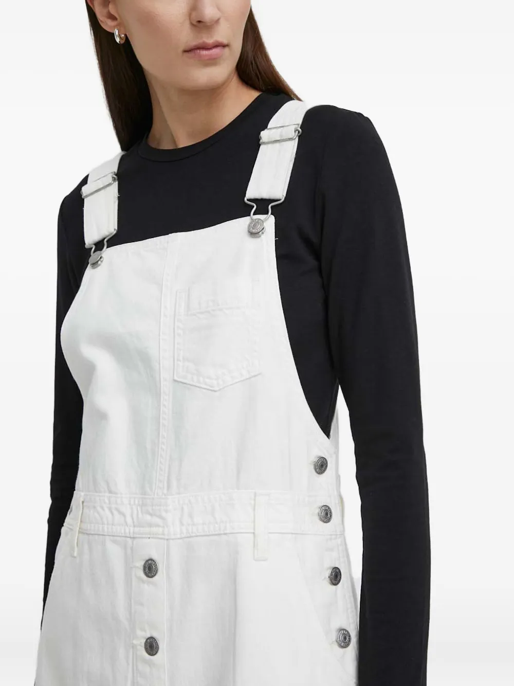 Levi's Ticon sweaterjurk met knopen Wit