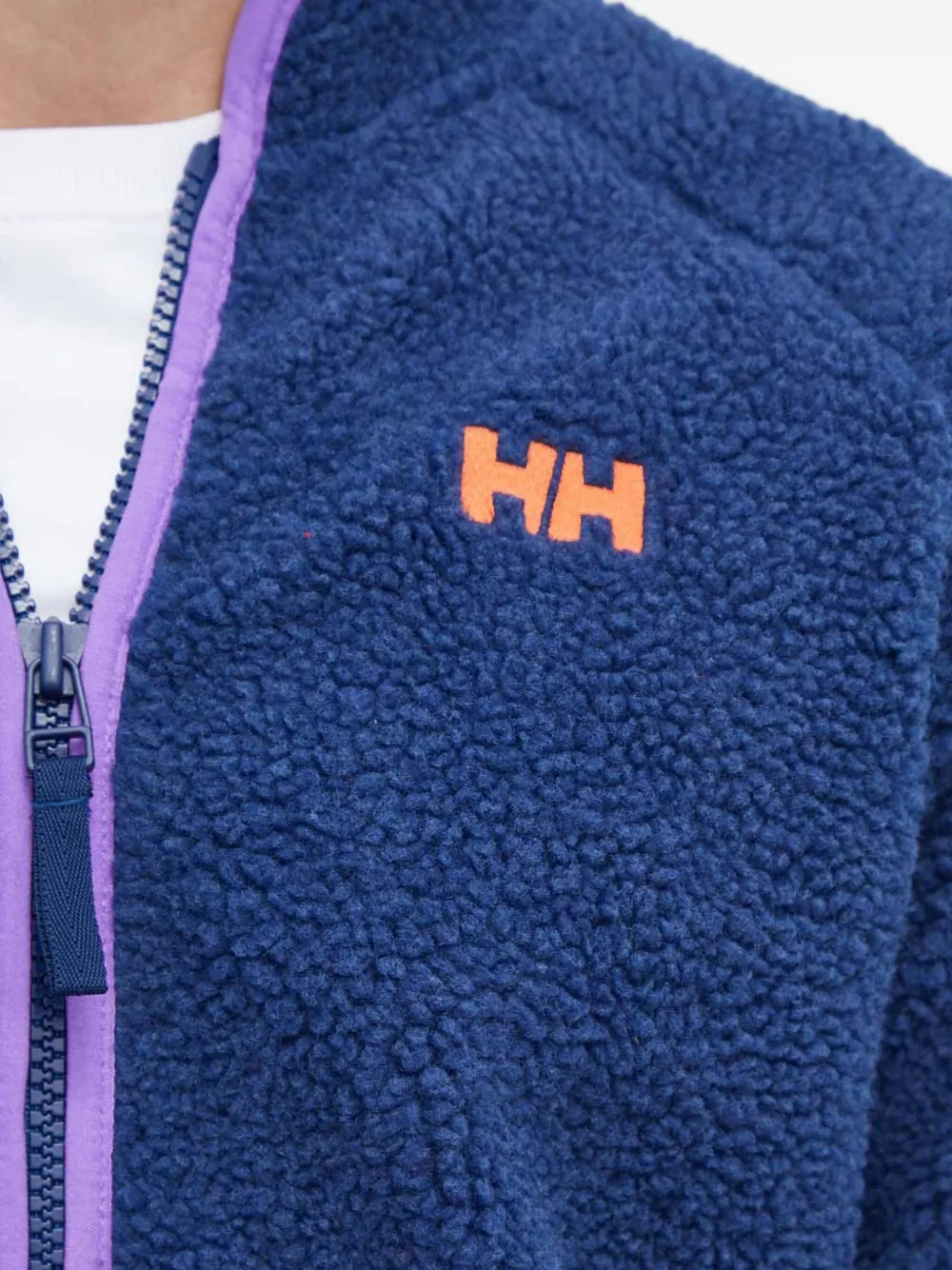 Helly Hansen Zip-up Fleece Sweatshirt In Blue