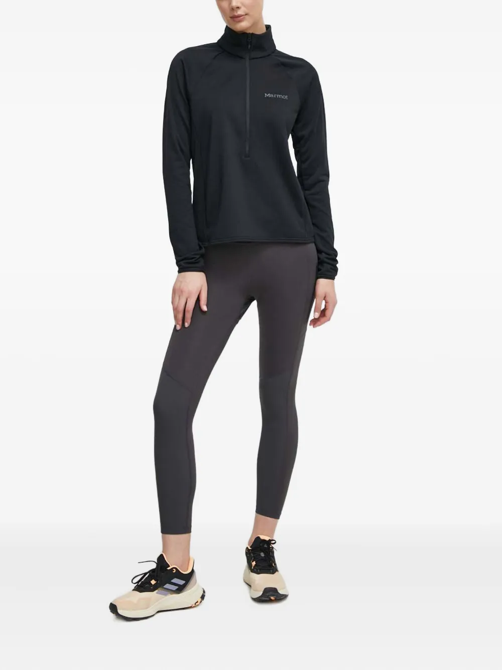 Helly Hansen Blaze Zip-pocket Leggings In Gray
