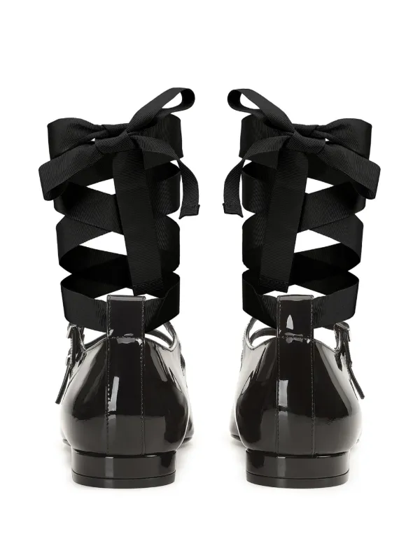 sergio rossi フラットシューズ Sergio Rossi Si Rossi フラットシューズ | ブラック | FARFETCH JP