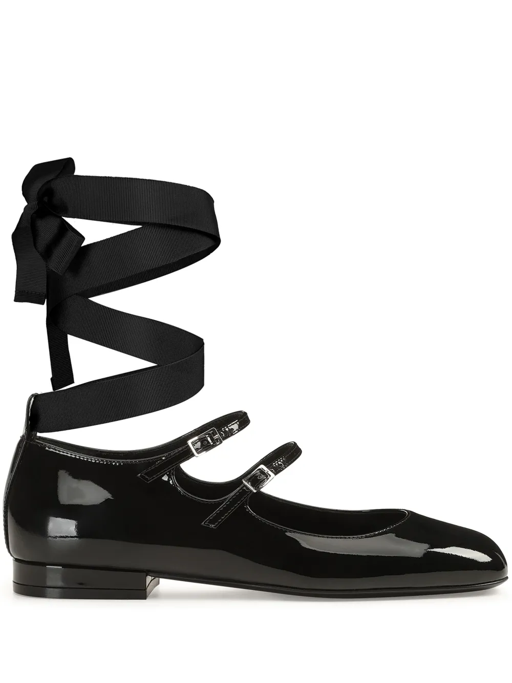 Sergio Rossi Si Rossi Ballet Flats In Black