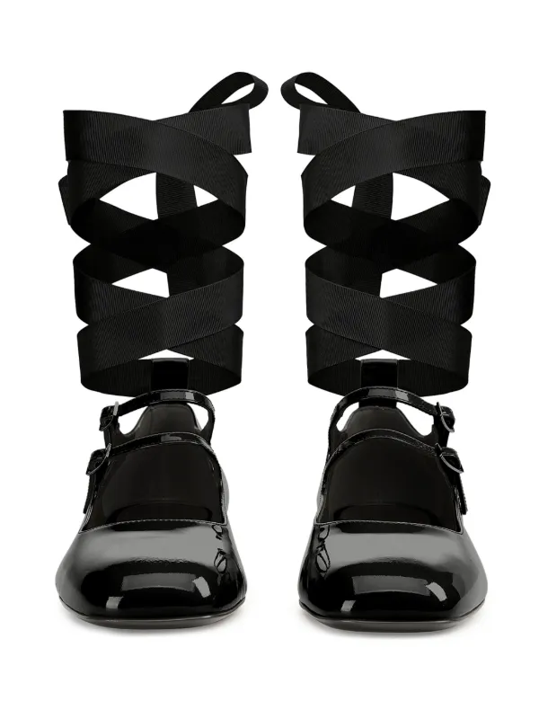 Sergio Rossi Si Rossi Ballet Flats | Black | FARFETCH